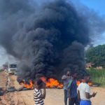 Shama-Nyankrom road protest disrupts BECE, halts movement