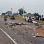 7 feared dead in Zebilla toad crash as VVIP bus collides with Toyota Sienna at Saka