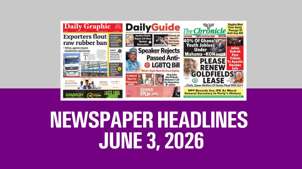 NEWSPAPER HEADLINES 3