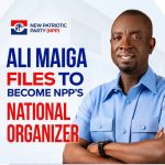 Former MP Ali Maiga files for NPP National Organizer today