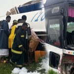 Firefighters rescue 2 from overturned diesel tanker in Tamale