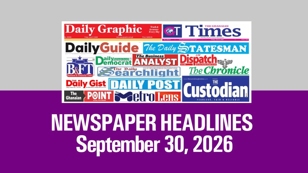 NEWSPAPER HEADLINES 30