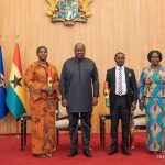 Mahama swears in two new Deputy EC Chairpersons, demands impartiality
