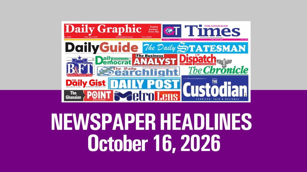 NEWSPAPER HEADLINES 16