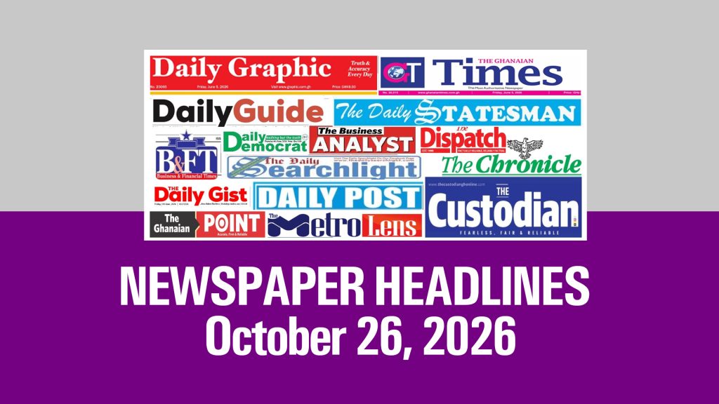 NEWSPAPER HEADLINES 26
